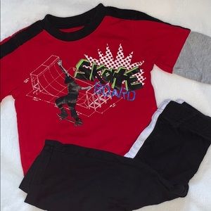 Okie Dokie Long Sleeve and Pants Outfit